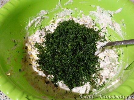 Приготовление рецепта Паштет из творожного сыра и печени трески шаг 3