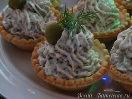 Приготовление рецепта Паштет из творожного сыра и печени трески шаг 9