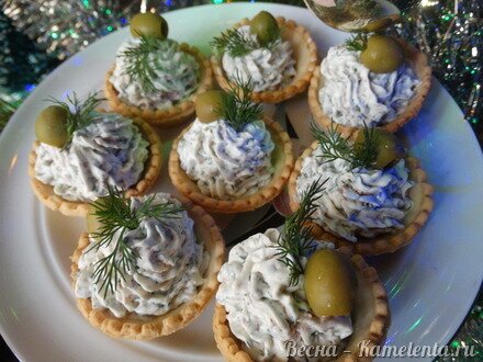 Приготовление рецепта Паштет из творожного сыра и печени трески шаг 10