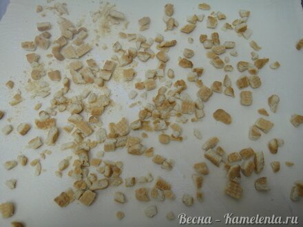 Приготовление рецепта Штрудель грушевый с творогом из слоёного теста шаг 8