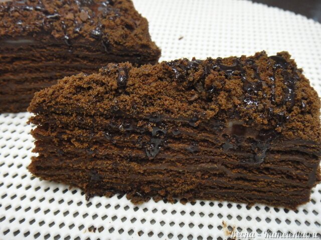 Рецепт шоколадного медовика