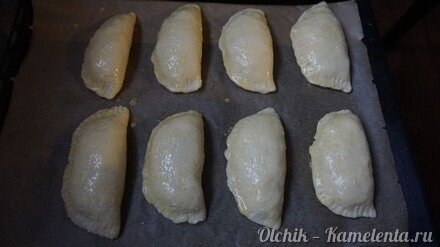Приготовление рецепта Пирожки из творожного теста с яблоками шаг 6