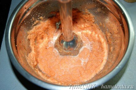 Приготовление рецепта Блины морковные шаг 3