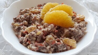 Рецепт Сладкий салат с шоколадом