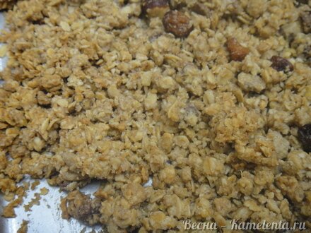 Приготовление рецепта Яблоки с творожным сыром, мёдом и мюслями шаг 6