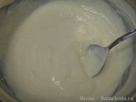 Приготовление рецепта Шоколадный торт с абрикосовой прослойкой и заварным сметанным кремом шаг 19