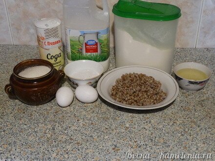 Приготовление рецепта Гречневые блины из гречки шаг 1