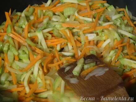 Приготовление рецепта Чечевица с овощами шаг 5