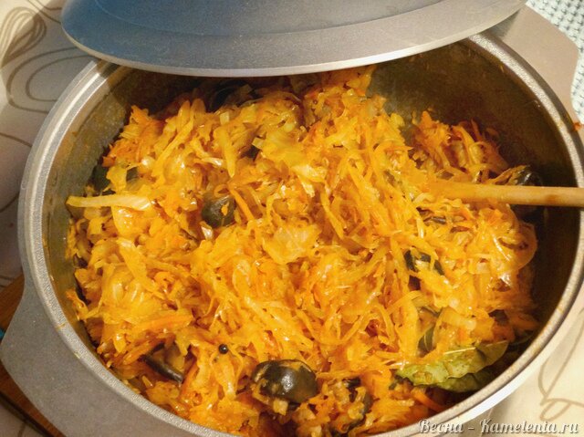 Рецепт солянки из квашенной капусты с грибами