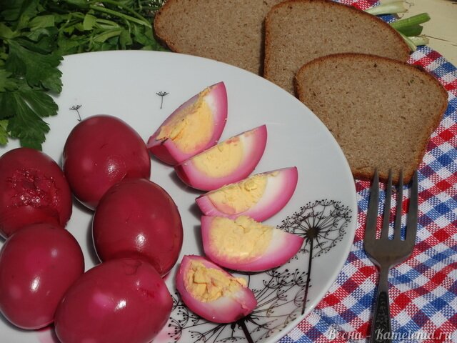 Рецепт маринованных яиц