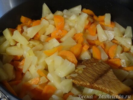 Приготовление рецепта Пикантная закуска из моркови и ананаса шаг 7