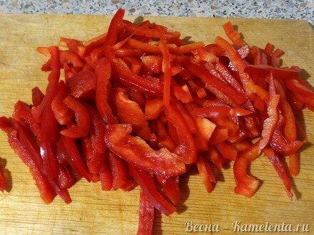 Приготовление рецепта Салат &quot;Овощной микс&quot; шаг 4