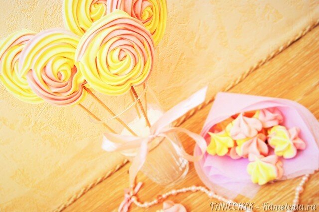 Рецепт меренги на палочке