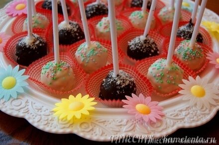 Приготовление рецепта Меренга на палочке шаг 12