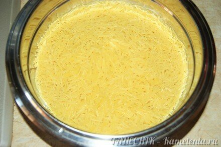 Приготовление рецепта Запеканка из &quot;паутинки&quot; с творогом шаг 2