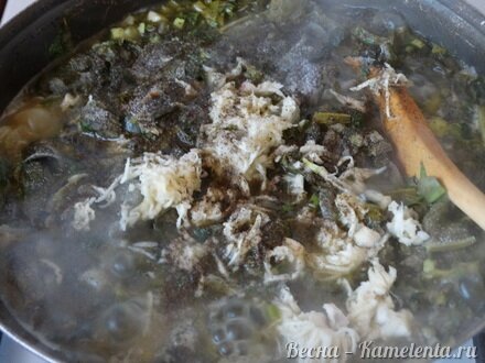 Приготовление рецепта Рыба с щавелем шаг 7