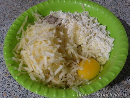 Приготовление рецепта Творожно-овсяное печенье (пп) шаг 3