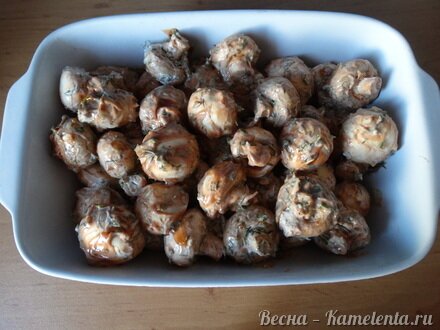 Приготовление рецепта Запечённые грибочки шаг 3