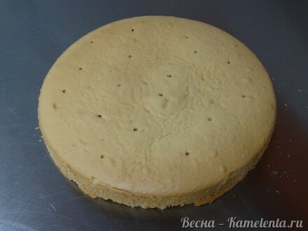 Приготовление рецепта Грушевый торт с пряной начинкой из грушевого джема и нежного суфле шаг 5