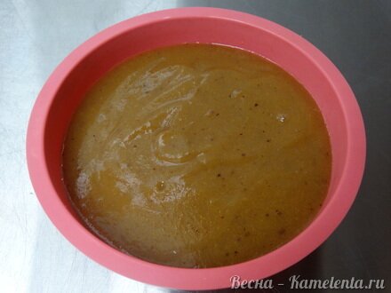 Приготовление рецепта Грушевый торт с пряной начинкой из грушевого джема и нежного суфле шаг 11