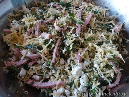 Приготовление рецепта Слойки из сырного слоёного теста шаг 7