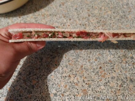 Приготовление рецепта Ленивые чебуреки шаг 5