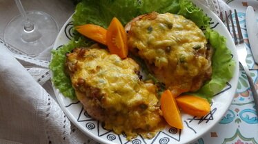 Рецепт Куриная отбивная "золотое руно"