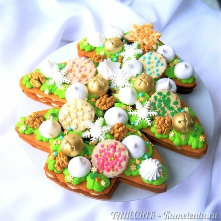 Приготовление рецепта Торт &quot;Елочка&quot; шаг 3