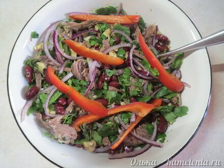 Приготовление рецепта Салат &quot;Тбилиси&quot; шаг 7