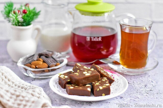 Рецепт шоколадной помадки к чаю