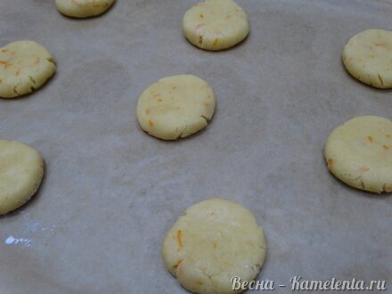 Приготовление рецепта Апельсиновое печенье шаг 7