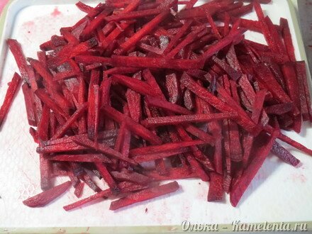 Приготовление рецепта Борщ с фасолью и черносливом шаг 4