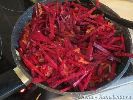 Приготовление рецепта Борщ с фасолью и черносливом шаг 5