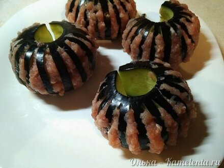 Приготовление рецепта Фаршированные баклажаны &quot;Бараньи рожки&quot; шаг 7