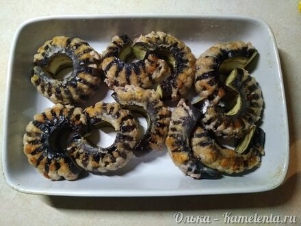 Приготовление рецепта Фаршированные баклажаны &quot;Бараньи рожки&quot; шаг 10