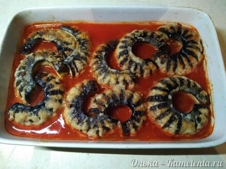 Приготовление рецепта Фаршированные баклажаны &quot;Бараньи рожки&quot; шаг 14