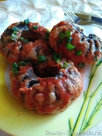 Приготовление рецепта Фаршированные баклажаны &quot;Бараньи рожки&quot; шаг 15