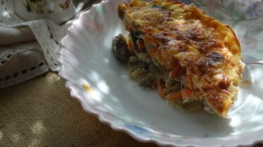 Рецепт Куриные сердечки под молочным соусом