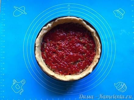 Приготовление рецепта пирог &quot;Чизбургер&quot; шаг 7