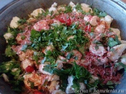 Приготовление рецепта Пряная курочка с болгарским перцем шаг 9