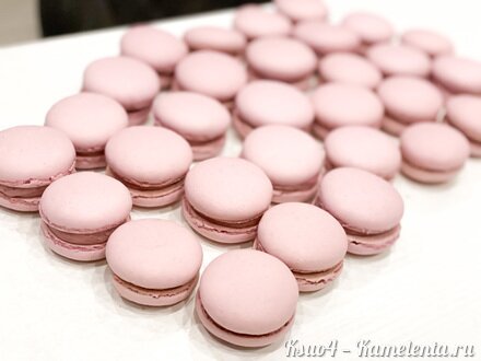 Приготовление рецепта Макарон клубничные на французской меренге шаг 13