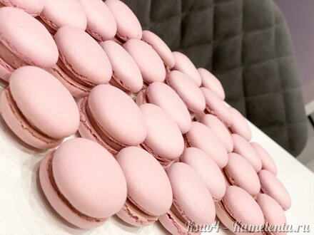 Приготовление рецепта Макарон клубничные на французской меренге шаг 16