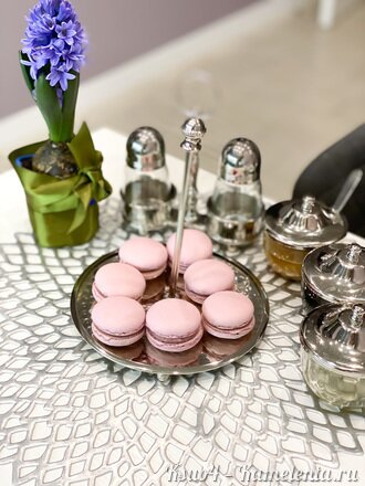 Приготовление рецепта Макарон клубничные на французской меренге шаг 14