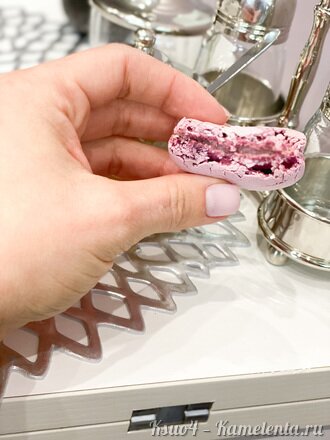 Приготовление рецепта Макарон клубничные на французской меренге шаг 15