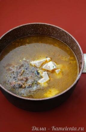 Приготовление рецепта Суп из рыбных консервов и плавленого сырка шаг 6