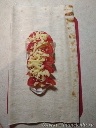 Приготовление рецепта Филе рыбы запеченное в лаваше шаг 8