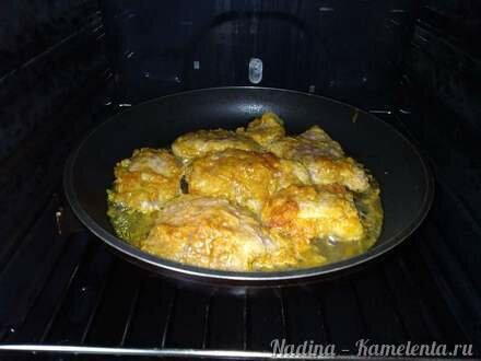 Приготовление рецепта Запеченные стейки свинины, маринованные овощами, специями и соусом шаг 5