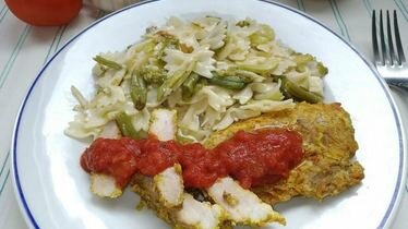 Рецепт Запеченные стейки свинины, маринованные овощами, специями и соусом