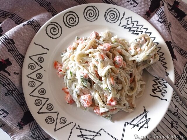 Рецепт пасты с красной рыбой и сливочным сыром