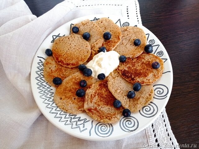 Рецепт овсяно-кокосовые оладьев